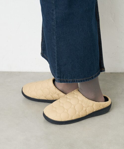 SUBU（スブ）の「【SUBU スブ】Circle　ウィンターサンダル サークル（サンダル・レディース・カーキ/ブラック/ベージュ・1）」の16枚目の写真