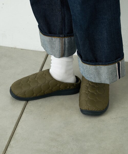 SUBU（スブ）の「【SUBU スブ】Circle　ウィンターサンダル サークル（サンダル・レディース・カーキ/ブラック/ベージュ・1）」の3枚目の写真