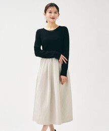 UNTITLED｜アンタイトルのワンピース（ベージュ系）通販 - ZOZOTOWN