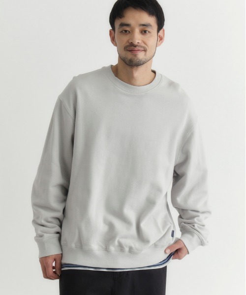 BACK NUMBER(バックナンバー)の「【BACK NUMBER】【マストBUYアイテム】オーバーサイズカラースウェットクルーネックプルオーバー(オーバーサイズ・BOXシルエット・大人のスウェット・裏毛・ベーシック)(スウェット・メンズ・ブラック/ネイビー/ブラウン/グレー/オフホワイト/グリーン・M/L/XL/S)」の3枚目の写真