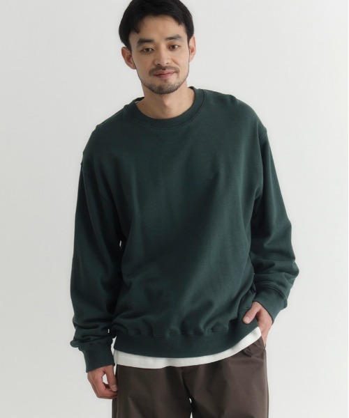 BACK NUMBER(バックナンバー)の「【BACK NUMBER】【マストBUYアイテム】オーバーサイズカラースウェットクルーネックプルオーバー(オーバーサイズ・BOXシルエット・大人のスウェット・裏毛・ベーシック)(スウェット・メンズ・ブラック/ネイビー/ブラウン/グレー/オフホワイト/グリーン・M/L/XL/S)」の5枚目の写真