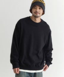 BACK NUMBER | 【BACK NUMBER】【マストBUYアイテム】オーバーサイズカラースウェットクルーネックプルオーバー(オーバーサイズ・BOXシルエット・大人のスウェット・裏毛・ベーシック)(スウェット)