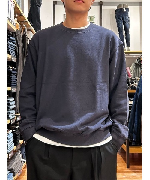 BACK NUMBER(バックナンバー)の「【BACK NUMBER】【マストBUYアイテム】オーバーサイズカラースウェットクルーネックプルオーバー(オーバーサイズ・BOXシルエット・大人のスウェット・裏毛・ベーシック)(スウェット・メンズ・ブラック/ネイビー/ブラウン/グレー/オフホワイト/グリーン・M/L/XL/S)」の7枚目の写真