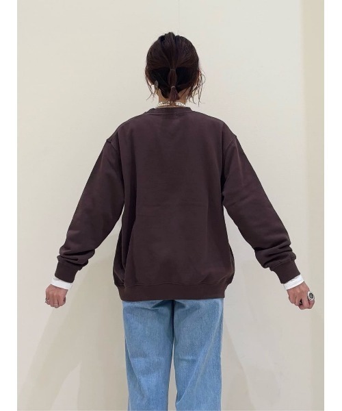 BACK NUMBER(バックナンバー)の「【BACK NUMBER】【マストBUYアイテム】オーバーサイズカラースウェットクルーネックプルオーバー(オーバーサイズ・BOXシルエット・大人のスウェット・裏毛・ベーシック)(スウェット・メンズ・ブラック/ネイビー/ブラウン/グレー/オフホワイト/グリーン・M/L/XL/S)」の18枚目の写真