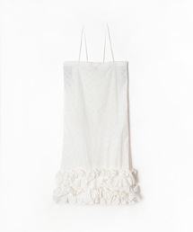 HOLIDAY | LACE RUFFLE STRAP DRESS レースラッフルストラップドレス(ワンピース)