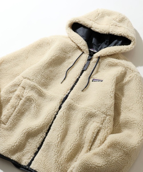 patagonia（パタゴニア）の「【Patagonia/パタゴニア】RETRO X HOODY JKT/レトロ-X フーディージャケット（ブルゾン・メンズ・ブラック/ナチュラル・S/M/L/XL）」の5枚目の写真