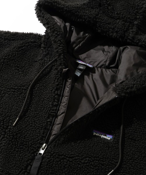 patagonia（パタゴニア）の「【Patagonia/パタゴニア】RETRO X HOODY JKT/レトロ-X フーディージャケット（ブルゾン・メンズ・ブラック/ナチュラル・S/M/L/XL）」の8枚目の写真
