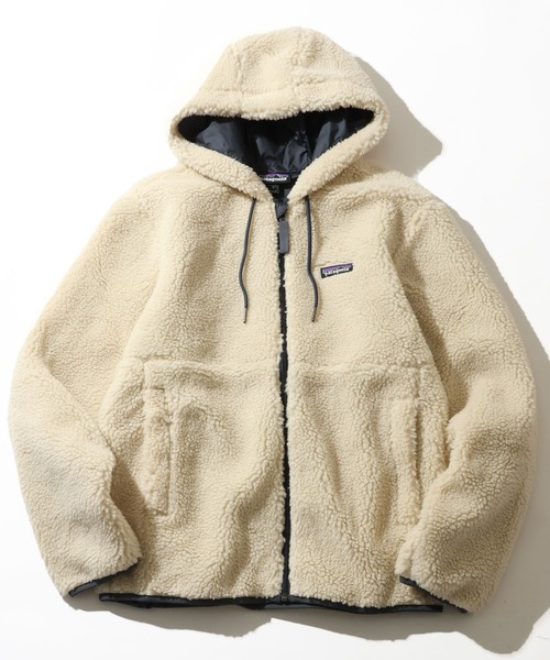 patagonia（パタゴニア）の「【Patagonia/パタゴニア】RETRO X HOODY JKT/レトロ-X フーディージャケット（ブルゾン・メンズ・ブラック/ナチュラル・S/M/L/XL）」の4枚目の写真