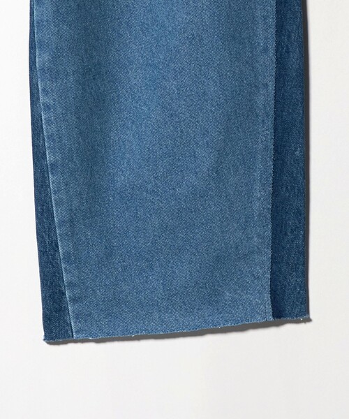 SERGE de bleu（サージ）の「＜SERGE de bleu＞リメイク2トーン デニムパンツ（デニムパンツ・レディース・コバルトブルー・25/24）」の9枚目の写真