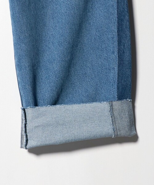 SERGE de bleu（サージ）の「＜SERGE de bleu＞リメイク2トーン デニムパンツ（デニムパンツ・レディース・コバルトブルー・25/24）」の10枚目の写真