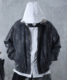 Confirm | AW モノトーンフォグ PUレザーブルゾン 【Confirm】(ブルゾン)