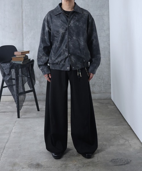 Confirm（コンファーム）の「AW モノトーンフォグ PUレザーブルゾン 【Confirm】（ブルゾン・メンズ・ブラック・M/L）」の11枚目の写真