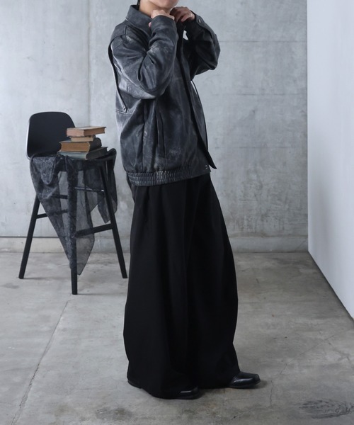 Confirm（コンファーム）の「AW モノトーンフォグ PUレザーブルゾン 【Confirm】（ブルゾン・メンズ・ブラック・M/L）」の16枚目の写真