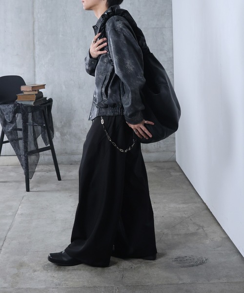 Confirm（コンファーム）の「AW モノトーンフォグ PUレザーブルゾン 【Confirm】（ブルゾン・メンズ・ブラック・M/L）」の17枚目の写真