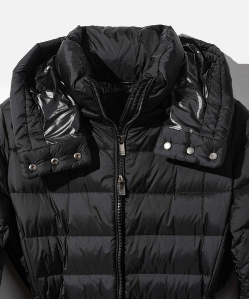 TATRAS ヘリコニア フード付きロングダウンジャケット ブラック 01 TATRAS HELICONIA LONG DOWN JACKET タトラス ヘリコニア ロングダウン