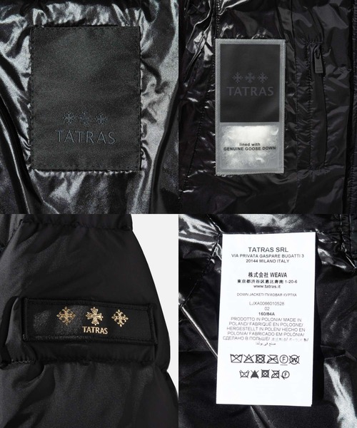TATRAS(タトラス)の「TATRAS HELICONIA LONG DOWN JACKET タトラス ヘリコニア ロングダウンジャケット(ダウンジャケット/コート・レディース・ブラック/ネイビー・3/4/5/2/1)」の14枚目の写真