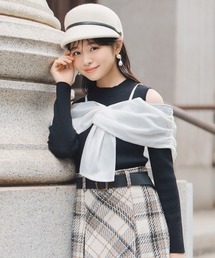 WILLSELECTION | リボンビスチェドッキングリブニット(ニット/セーター)