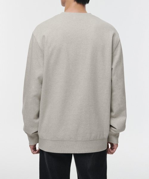 MUSINSA STANDARD（ムシンサスタンダード）の「スウェットシャツ [ヘダー ベージュ]（スウェット・メンズ・その他・SMALL/MEDIUM/LARGE/X-LARGE/XX-LARGE/XXX-LARGE）」の2枚目の写真