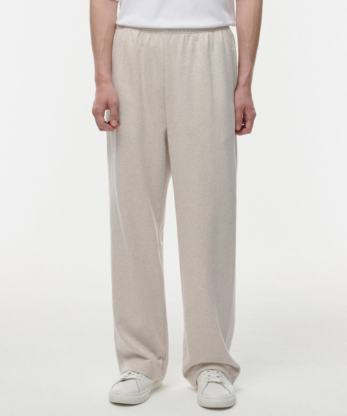 MUSINSA STANDARD(ムシンサスタンダード)の「ラウンジスウェットパンツ【オートミール】(スウェットパンツ・メンズ・その他・SMALL/MEDIUM/LARGE/X-LARGE/XX-LARGE)」の1枚目の写真