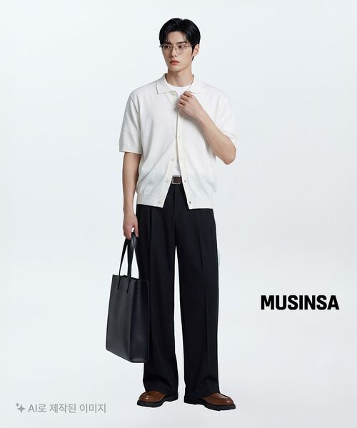 MUSINSA STANDARD(ムシンサスタンダード)の「シンセティックレザー スクエアトートバッグ(トートバッグ・レディース・その他・FREE)」の18枚目の写真