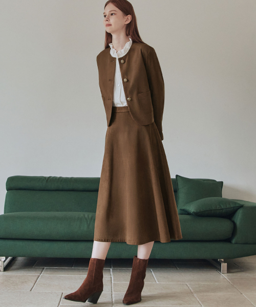 ZEROSTREET(ゼロストリート)の「エンバー スエードジャケット / ブラウン(その他アウター・レディース・ブラウン・SMALL/MEDIUM/LARGE)」の2枚目の写真
