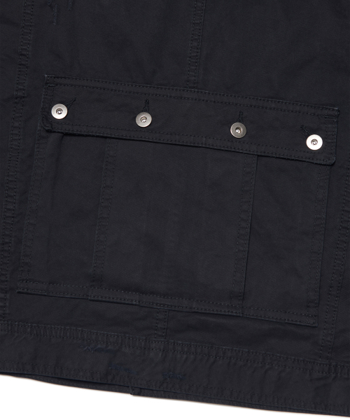 NOMANUAL(NOMANUAL)の「I.P DAMAGED JACKET - WASHED BLACK(デニムジャケット・レディース・その他・SMALL/MEDIUM/LARGE)」の6枚目の写真