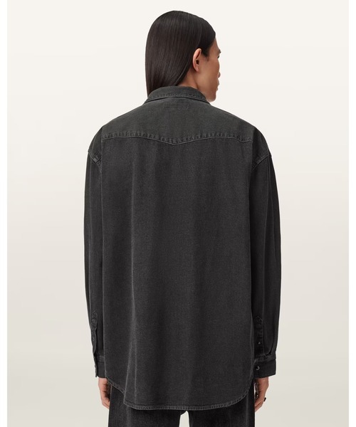 ALLSAINTS(オールセインツ)の「FENTON DENIM SHIRT | FENTON デニム シャツ(シャツ/ブラウス・メンズ・ブラック・S/XS/L/M)」の6枚目の写真