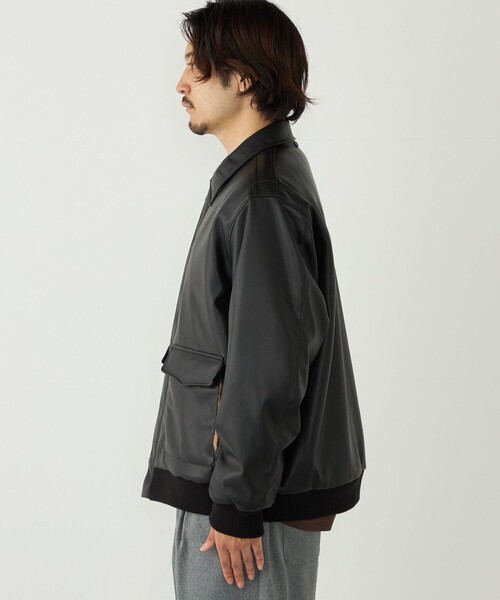 SHIPS Colors:ボア A-2 フライト ジャケット◇（ブルゾン）｜SHIPS