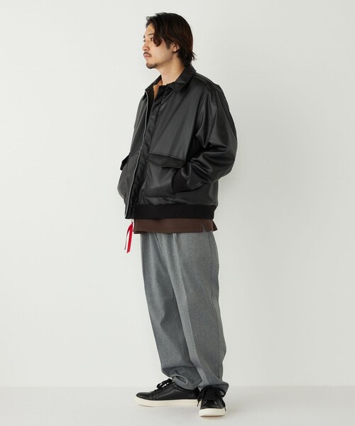 SHIPS Colors:ボア A-2 フライト ジャケット◇（ブルゾン）｜SHIPS