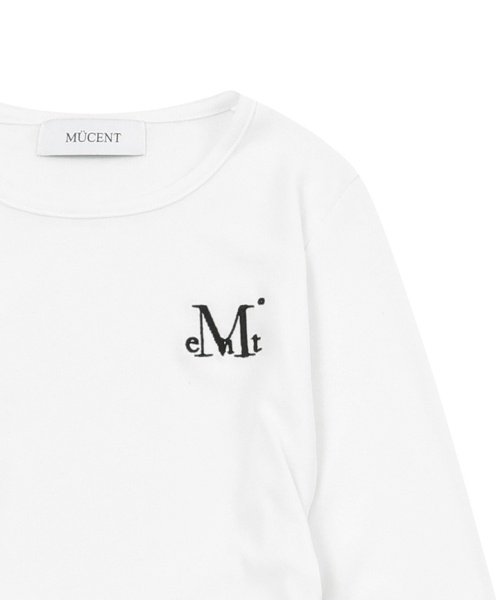 MUCENT(ムセント)の「デルリクロップシャーリングTシャツ (3カラー)(Tシャツ/カットソー・レディース・ホワイト/ブラック/カーキ・FREE)」の13枚目の写真