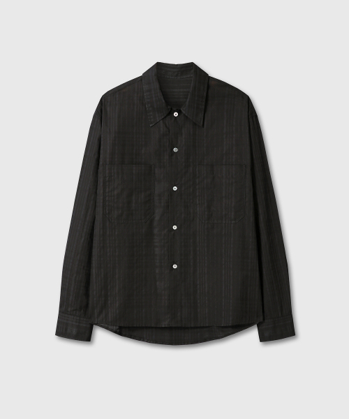 DIVEIN（ダイブイン）の「CHECK TWO POCKET SHIRTS (BLACK)（シャツ/ブラウス・メンズ・その他・1/2）」の3枚目の写真