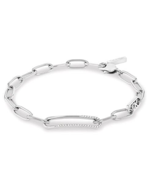 カルバンクラインアウトルックメンズブラッシュ SSチェーンブレスレット 正規品 Calvin Klein（カルバン・クライン）の「「Calvin Klein/カルバン