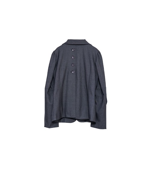 Nora Lily elle（ノラリリーエル）の「【Nora Lily】「elle」Back Design Tailored Jacket（テーラードジャケット・レディース・ブラウン/グレー/ブラック・FREE）」の8枚目の写真