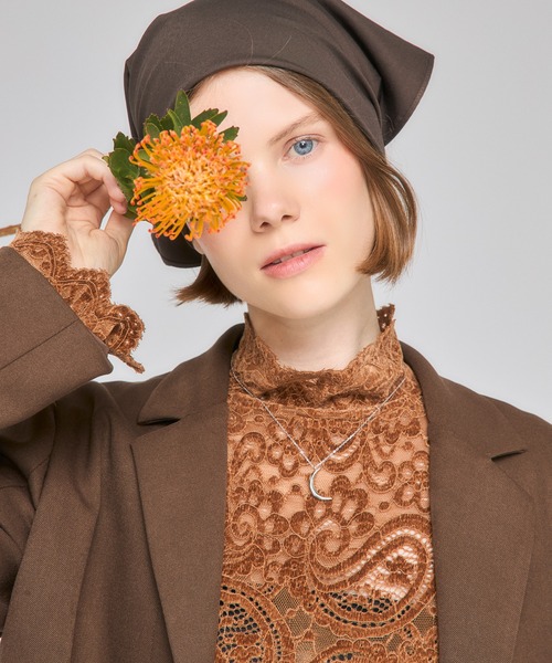 Nora Lily elle（ノラリリーエル）の「【Nora Lily】「elle」Back Design Tailored Jacket（テーラードジャケット・レディース・ブラウン/グレー/ブラック・FREE）」の14枚目の写真