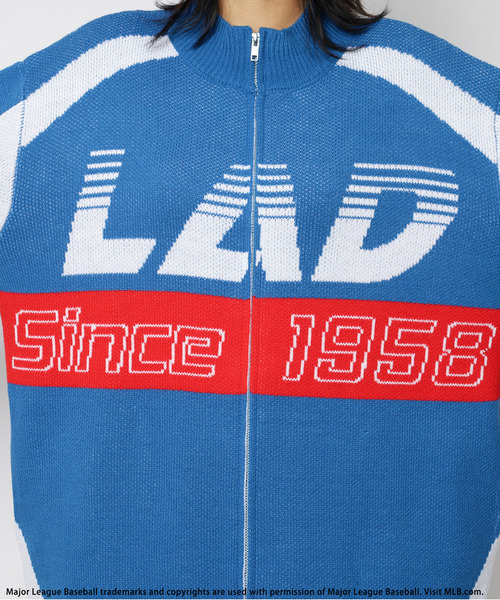 BACK TO THE FIELD(バック トゥー ザ フィールド)の「【MLB】ダブルZIPロゴニットカーデ(ニット/セーター・レディース・ブラック/ブルー・FREE)」の14枚目の写真