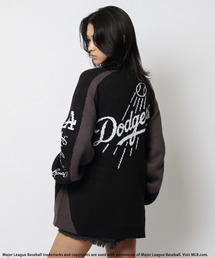 BACK TO THE FIELD | 【MLB】ダブルZIPロゴニットカーデ(ニット/セーター)