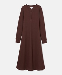 SEAGREEN(シーグリーン) BIG WAFFLE HENRY NECK ONEPIECE