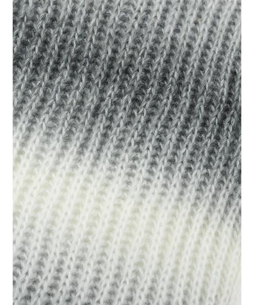 Lugnoncure（ルノンキュール）の「グラデーションマフラー（ストール/ショール・レディース・ブルー/ブラック・F）」の9枚目の写真