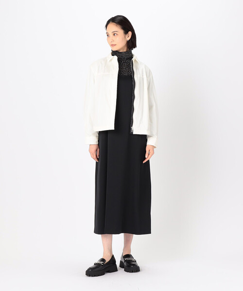 COMME CA(コムサ)の「〔 TALLサイズ 〕 タフタ ブルゾン(ブルゾン・レディース・オフホワイト・15号)」の6枚目の写真