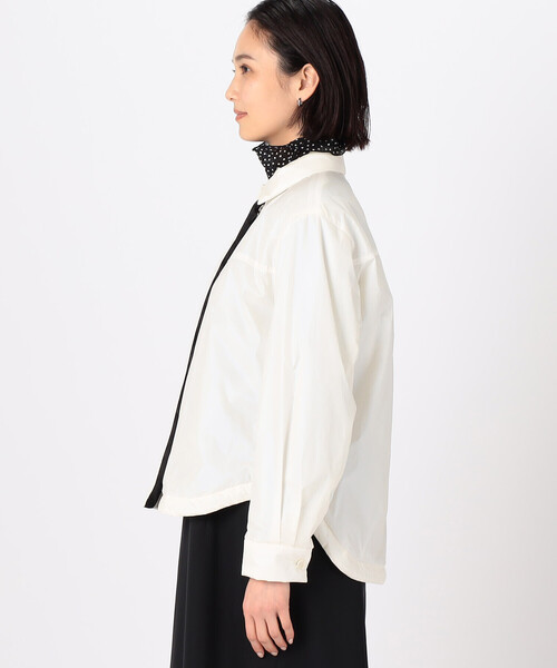 COMME CA(コムサ)の「〔 TALLサイズ 〕 タフタ ブルゾン(ブルゾン・レディース・オフホワイト・15号)」の8枚目の写真
