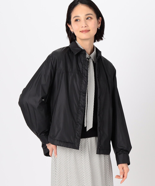 COMME CA(コムサ)の「〔 TALLサイズ 〕 タフタ ブルゾン(ブルゾン・レディース・オフホワイト・15号)」の3枚目の写真
