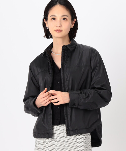 COMME CA(コムサ)の「〔 TALLサイズ 〕 タフタ ブルゾン(ブルゾン・レディース・オフホワイト・15号)」の5枚目の写真