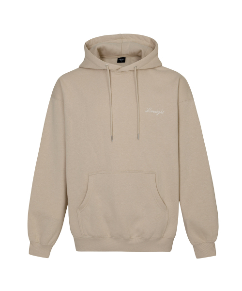 LIMELIGHT APPAREL(ライムライトアパレル)の「アパレルスクリプトロゴフードオーバーサイズ(サンド/ホワイト)(パーカー・メンズ・その他・SMALL/MEDIUM/LARGE/X-LARGE)」の1枚目の写真