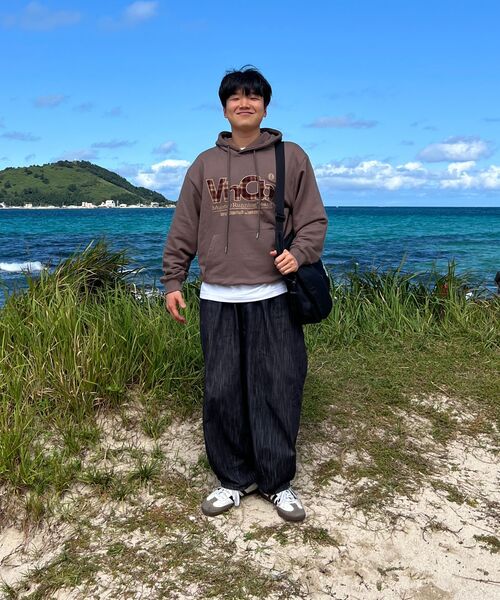 VENHIT（ベンヒット）の「MRT チェックアプリケ フードパーカー_モカムース（パーカー・レディース・アッシュブラウン・MEDIUM/LARGE/X-LARGE/2XL）」の8枚目の写真