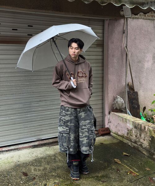 VENHIT（ベンヒット）の「MRT チェックアプリケ フードパーカー_モカムース（パーカー・レディース・アッシュブラウン・MEDIUM/LARGE/X-LARGE/2XL）」の11枚目の写真
