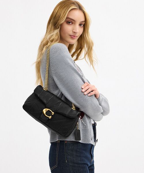 COACH(コーチ)の「タビー ショルダー バッグ 26・キルティング(ショルダーバッグ・レディース・ブラック系その他・ONE)」の8枚目の写真