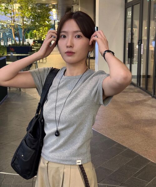 bounDary（バウンダリー）の「ゴルジラウンドスパン半袖Tシャツ[グレー]（Tシャツ/カットソー・レディース・その他・FREE）」の19枚目の写真