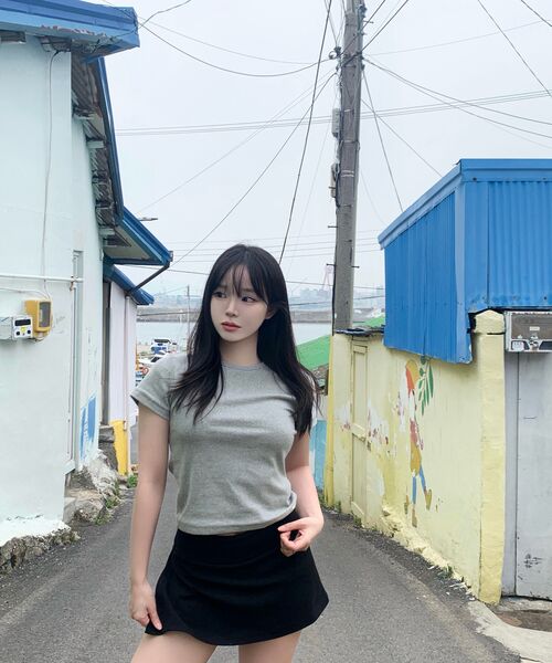 bounDary（バウンダリー）の「ゴルジラウンドスパン半袖Tシャツ[グレー]（Tシャツ/カットソー・レディース・その他・FREE）」の12枚目の写真