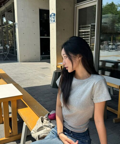 bounDary（バウンダリー）の「ゴルジラウンドスパン半袖Tシャツ[グレー]（Tシャツ/カットソー・レディース・その他・FREE）」の14枚目の写真