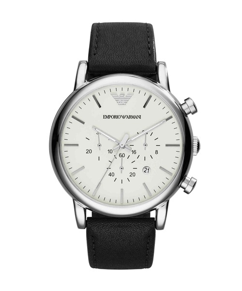 EMPORIO ARMANI(エンポリオアルマーニ)の「エンポリオ・アルマーニ 腕時計 メンズ アナログ レザー AR1807(アナログ腕時計・メンズ・ブラック・FREE)」の1枚目の写真